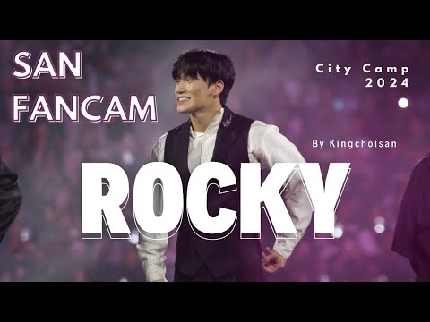 [241005 CITY CAMP JAKARTA] ATEEZ CHOI SAN - ROCKY FANCAM FOCUS 에이티즈 산 직캠