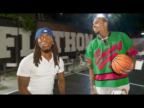 Kai Cenat vs Chris Brown Basketball