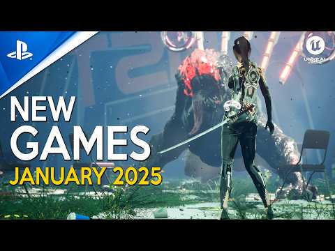 NEW GAMES coming in JANUARY 2025 with Crazy NEXT GEN Graphics