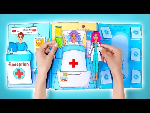 DIY Paper Hospital Playbook with Mr.Maker! EASY & FUN Craft by Imagine PlayWorld