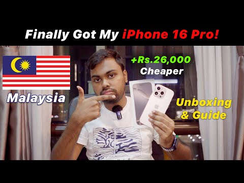 🇲🇾 iPhone 16 Pro Unboxing & Must-Know Guide | Watch This Before Buying in Malaysia! @TechApps Tamil