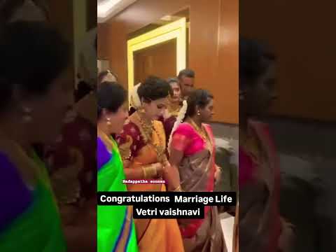 Vijaytv actor vetri vasanth vaishnavi wedding viral video#shorts #video #reel #ytshorts #bts