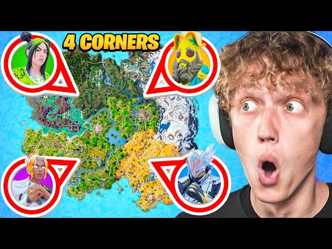 The *ULTIMATE* 4 Corner Tournament In Fortnite!