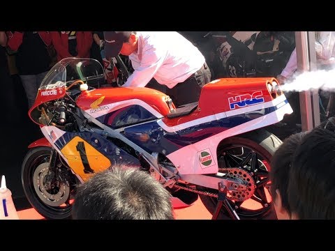 HONDA NS500 Engine Start [Freddie Spencer]