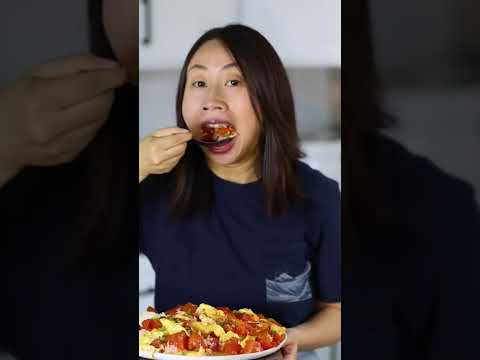 Tomato & Egg Over Rice |Classic Chinese Quick Meal and You'll eat all of it