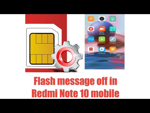 RedmiNote10 // Flash Message Off // Simple Method /Simtoolkit//#Shorts