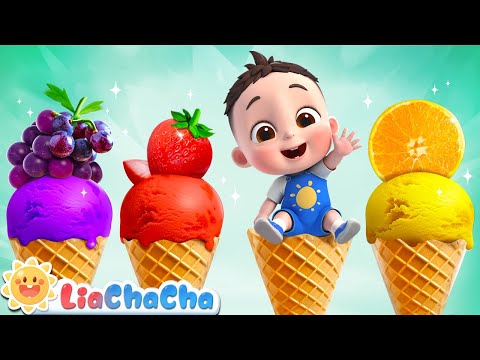 Ice Cream Truck Song | Fruit Ice Cream for Babies | Kids Songs & Nursery Rhymes | LiaChaCha