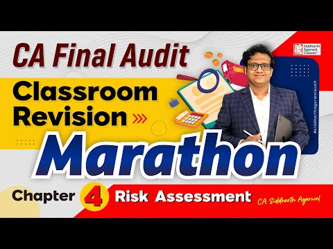 CA Final Audit Marathon 4 | Chapter 4 Risk Assessment | Siddharth Agarwal Audit