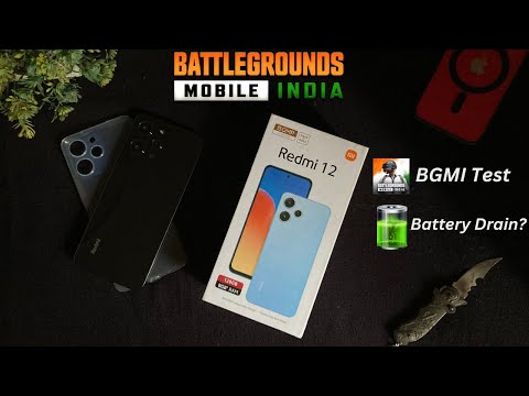 Redmi 12 BGMI Gameplay,🔋Battery Drain, Heating Test