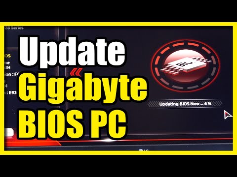 How to Update Bios on Gigabyte Motherboard using Windows 10 or 11 (Fix No display CPU Upgrade)