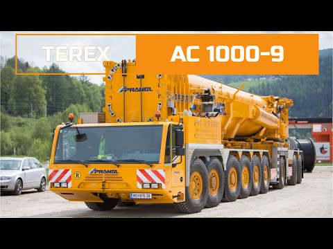 TEREX AC 1000-9 - one of the most powerful all-terrain cranes in the world