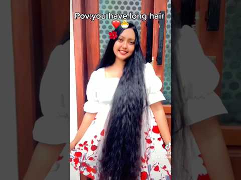 pov:You have long hair 🐣❤️#longhair #srilanka #shorts