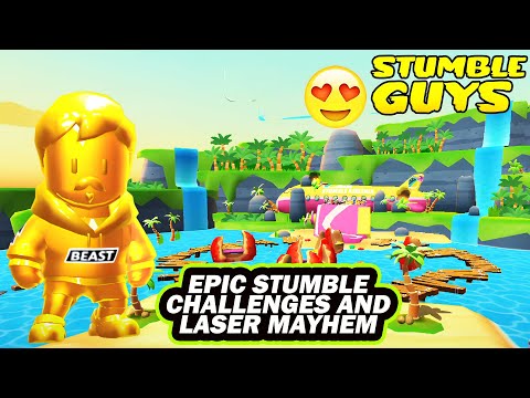 Stumble Guys Epic Stumble Challenges And Laser Mayhem