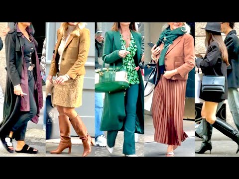 🍁OCTOBER 2024 STREET STYLE 🇮🇹 MILAN FALL FASHION & SHOPPING WALK #vanityfair #harpersbazaarjapan