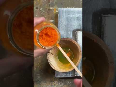 Art Hacks: DIY Rust Industrial Painting #acrylicpainting #artshorts #art  #arthacks #arttricks #diy