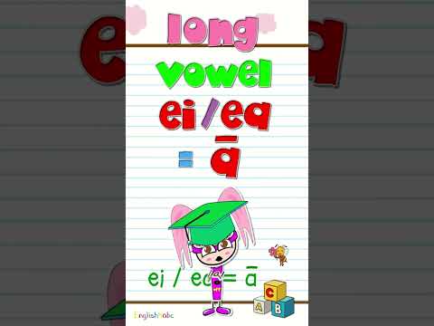 Long Vowel Aa / The Letters 'ei' and 'ea' / Digraphs / Phonics Mix! Shorts#