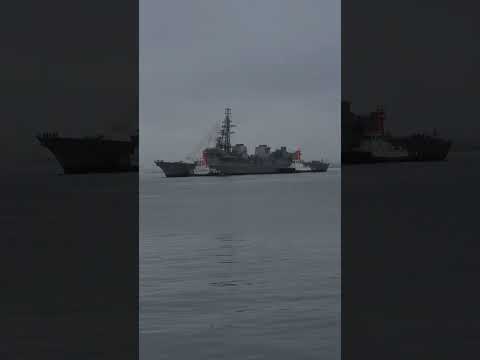 【NOWJAPAN】自衛隊の戦艦　函館どつくで修理？！／北海道・函館市