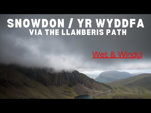 Hiking Snowdon's Llanberis Path in Extreme Wind & Rain!