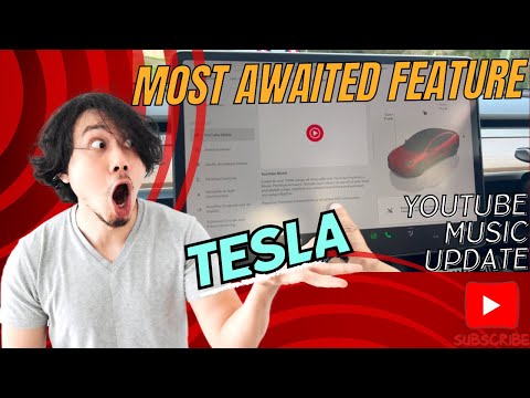 Tesla's new software update now with YouTube music, FINALLY!!!! Will it work?