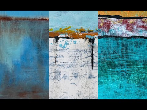 3 Amazing Industrial Abstract painting Techniques full video. #abstractpainting #