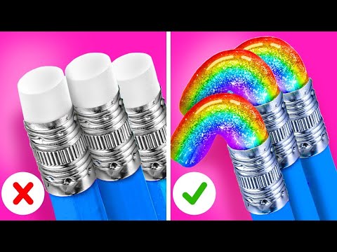 LEVEL UP YOUR ART SKILLS💝School Hacks That Will Save Your Life! Cool Tutorials by Imagine PlayWorld