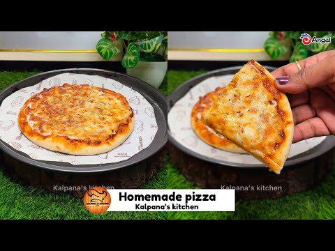 Homemade pizza recipe 😍😍❤️❤️| How make pizza at home #pizza #recipe #kalpanaskitchen