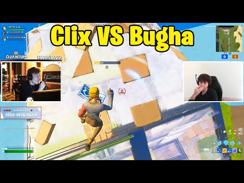 Clix VS Bugha 3v3 TOXIC Fights w/ Bucke, Reet, Faxuty & Nina!