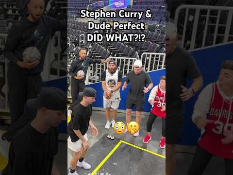 Stephen Curry and Dude Perfect Take on The Crystal Ball Challenge | #shorts