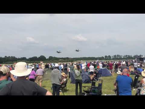 RIAT 2019 - F-16 RNoAF Dual Arrival 🇳🇴