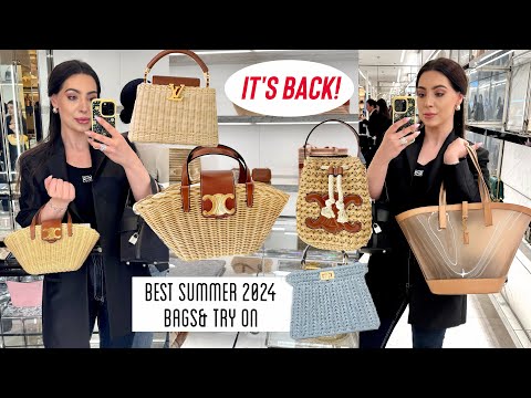 Ultimate Summer Bags Guide! TOP Designer Wicker, Raffia Bags- Louis Vuitton, Celine, Miu Miu, Hermes