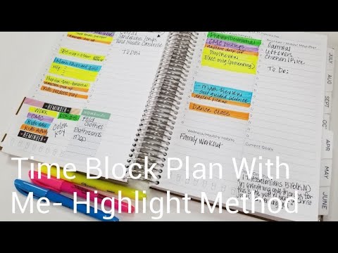 Time Block Plan With Me| Coach D's Life