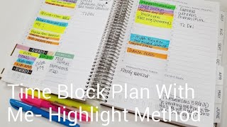 Time Block Plan With Me| Coach D's Life