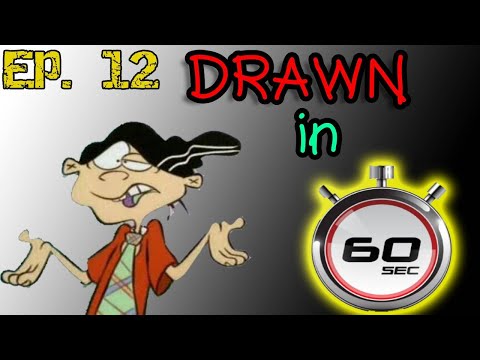 How I Draw Edd from Ed, Edd, n Eddy In 60 Seconds