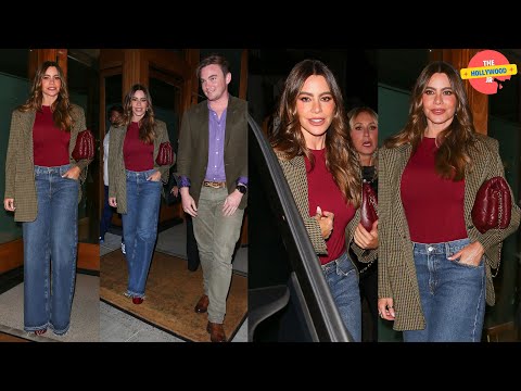 SOFÍA VERGARA SPOTTED EXITING CIPRIANI IN BEVERLY HILLS AFTER COZY DINNER WITH FRIEND JACK ALEXANDER