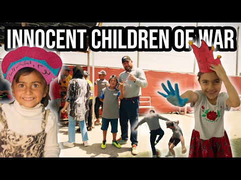 We Meet The Innocent Children Living In Azraq, Syrian Refugee Camp