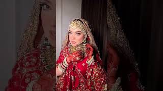 Arisha razi barat makeup transformation tiktok ❤️😍😘 | #arisharazi #viral #shorts #bridalmakeup