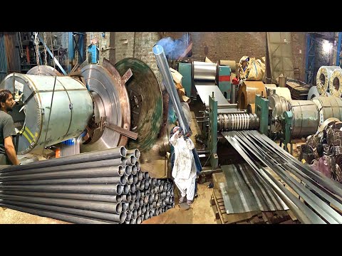 Amazing Production of Stainless Steel Pipe ||Stainless Steel Pipe Are Made in Factory||