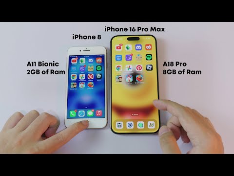 iPhone 8 VS iPhone 16 Pro Max - Speed Test