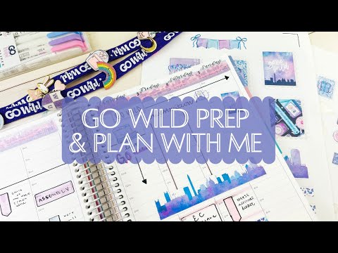 let's GO WILD | Prep & Plan With Me for my 1st GO WILD Planner Conference!  | Craft, Pack & Gifts