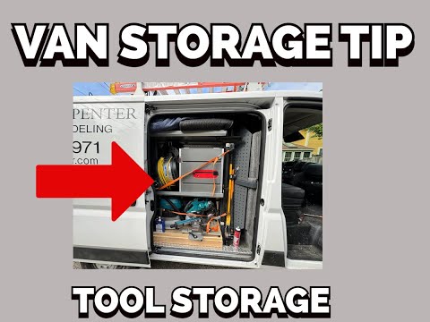 Time saving Van Tool Storage | QUICK TIP