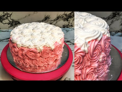 Rosette Cake | How to Make Rosette Design Cake | Chocolate Cake recipe by Paradise Feast