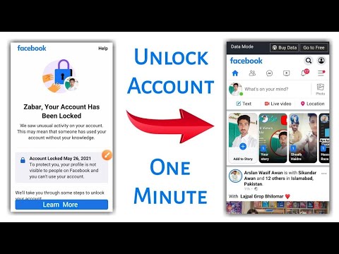 Your account has been locked Facebook get started problem | how to Unlock facebook locked account