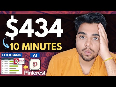 How I Made $434 Using Pinterest | Free Method | ClickBank + Ai Affiliate Marketing 2023