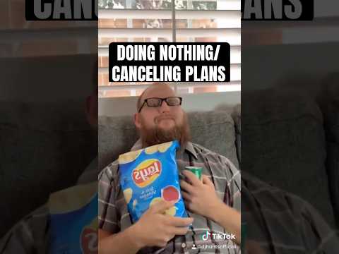 DOING NOTHING/ CANCELING PLANS #johnmulaney #djhuntsofficial #comedyshorts #funny #comedy #relatable