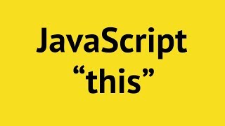 JavaScript this Keyword