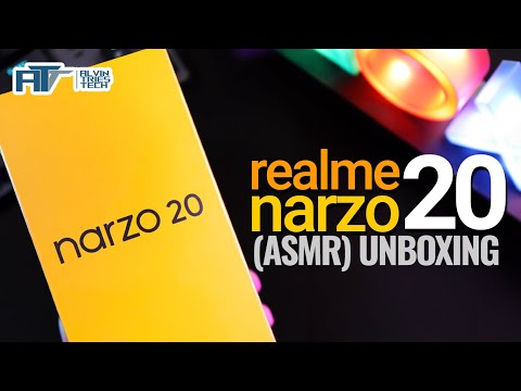 realme narzo 20 ASMR Unboxing - Specs, Accessories, Price