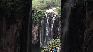 Patalpani Waterfall, where cascading waters create a breathtaking spectacle! #patalpani #mptourism