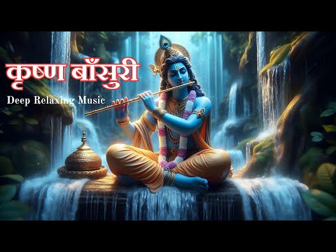 Lord Krishna Flute Music || (बाँसुरी) Deep Relaxing Music, Sleep Music , Meditation Music, Study