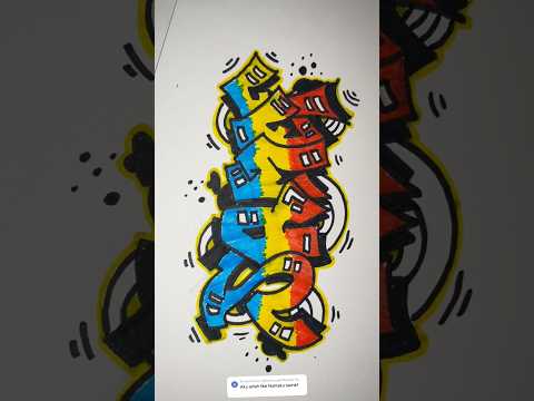 Graffiti of samef | Push like and subscribe #calmdown #music #drawing #graffiti