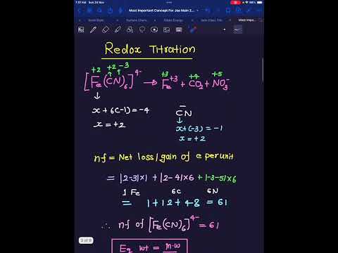 JEE MAIN 2025 CONCEPT 8 || n factor and equivalent wt||#shorts #ytshorts